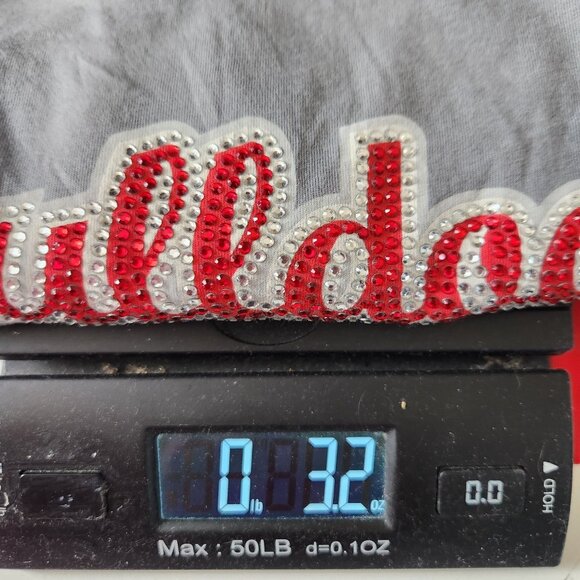 Georgia Bulldogs Rhinestone Graphic Tee Size M Gray Soft Cotton Top - Picture 9 of 9